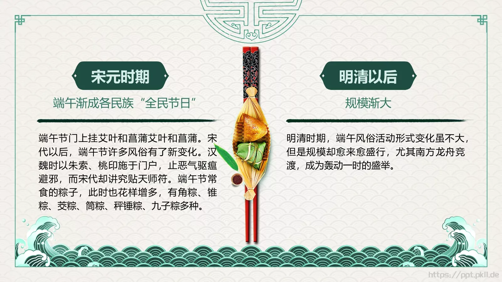 端午节主题班会PPT模板 第 34 页预览图