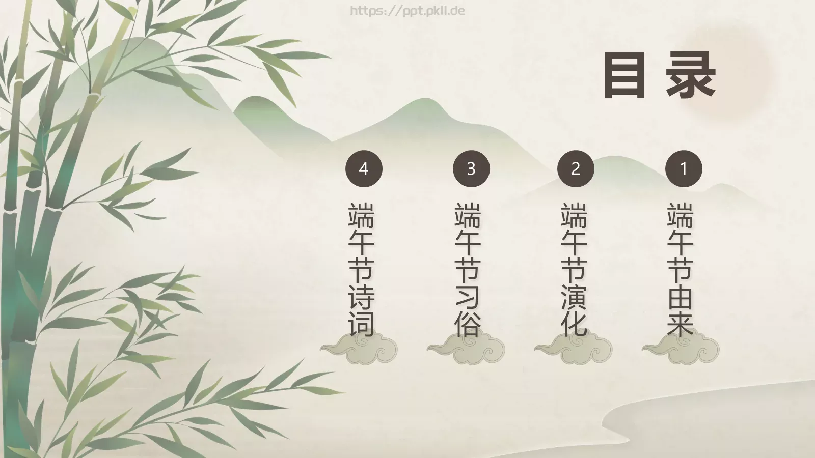 端午节节日介绍主题班会PPT模板 第 3 页缩略图
