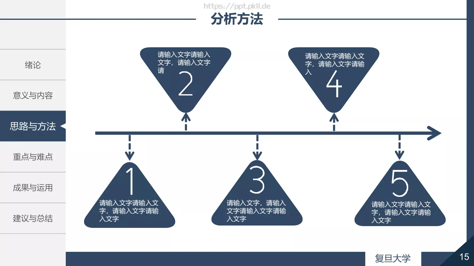 毕业论文答辩PPT模板 第 15 页预览图