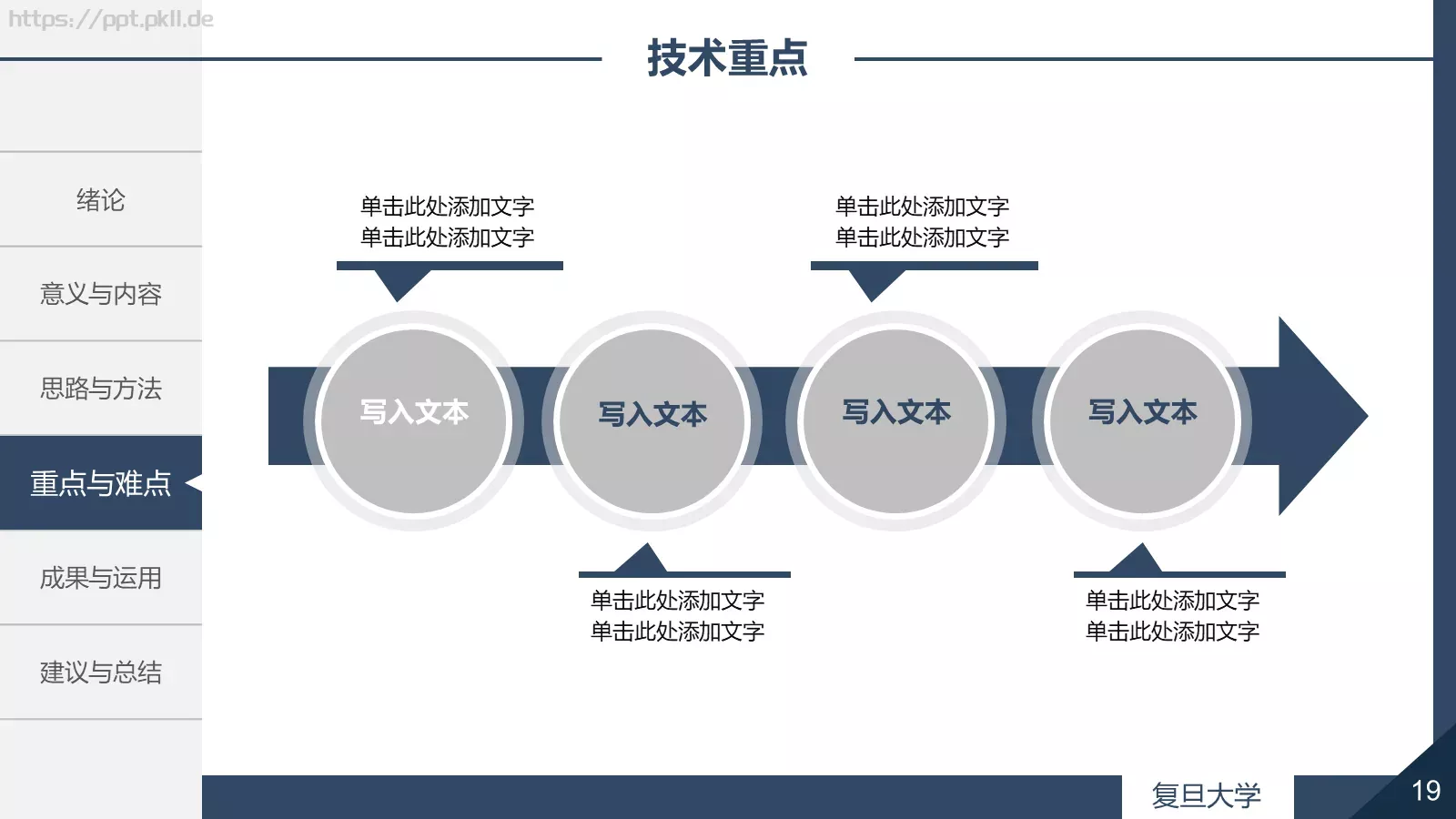 毕业论文答辩PPT模板 第 19 页预览图