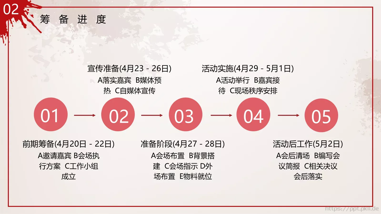 劳动节汇报PPT模板 第 10 页预览图