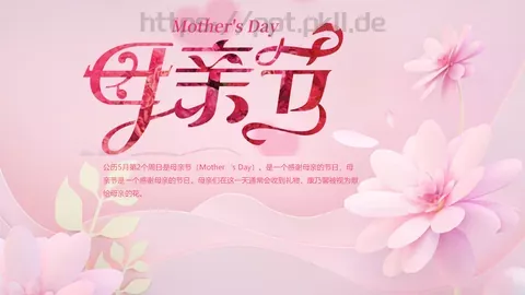 母亲节主题活动策划PPT模板 缩略图