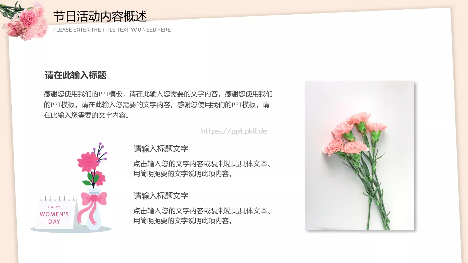 母亲节活动策划PPT模板 第 4 页缩略图