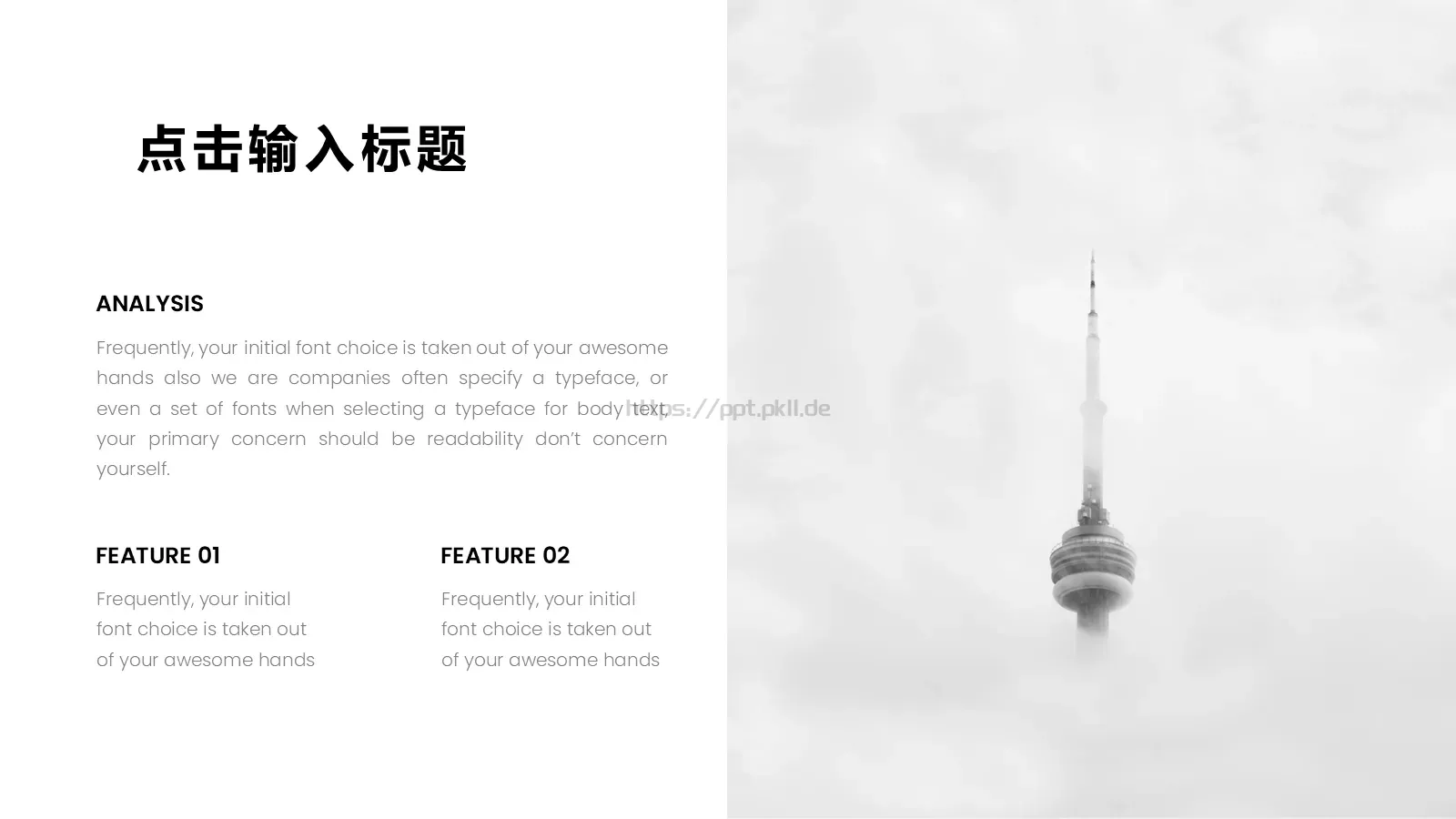 欧美极简大气商务汇报PPT模板 第 29 页预览图