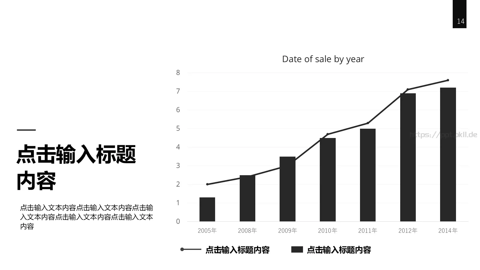 欧美极简大气商务汇报PPT模板 第 14 页预览图