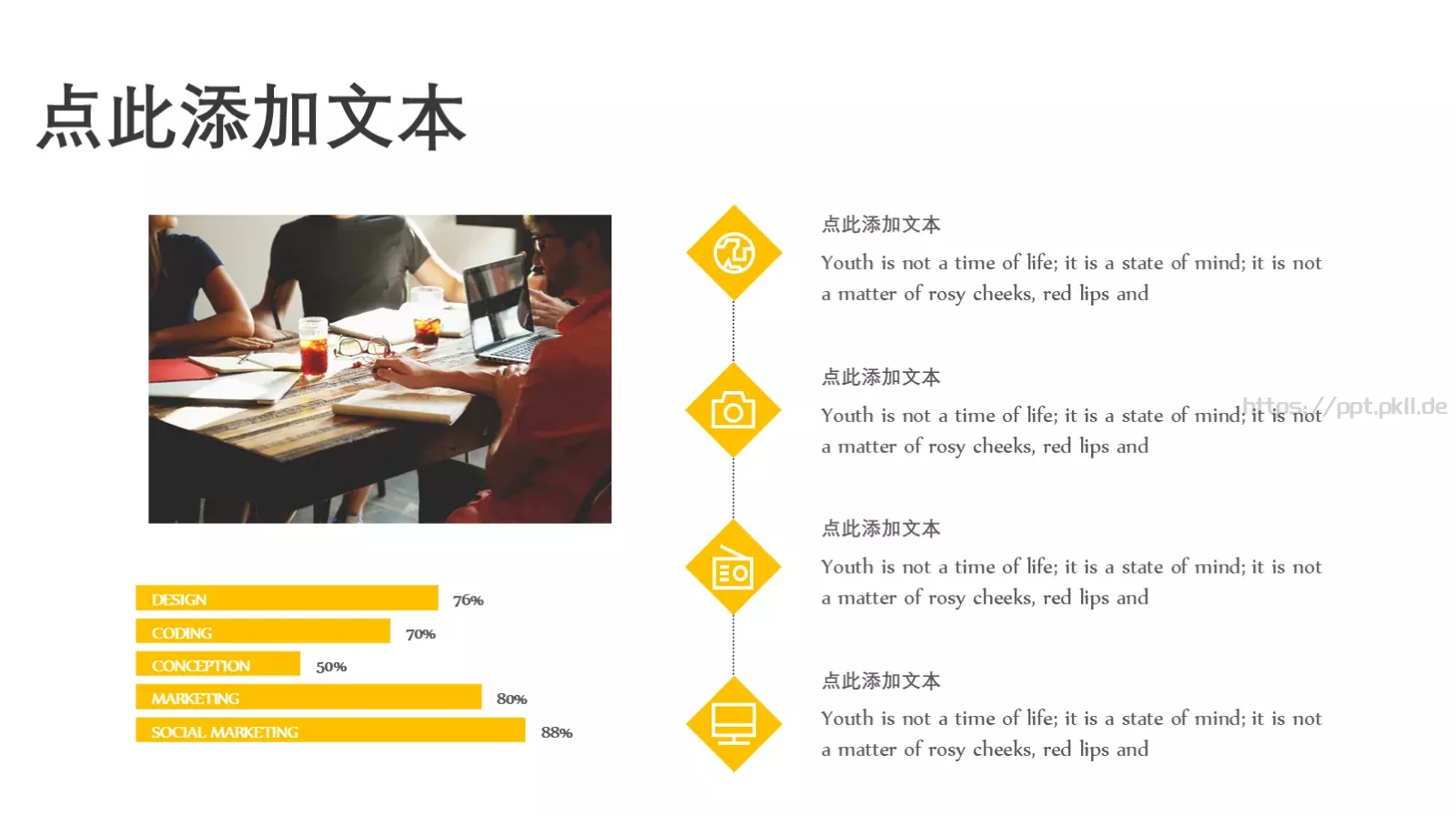 时尚模特商务汇报PPT模板 第 10 页预览图