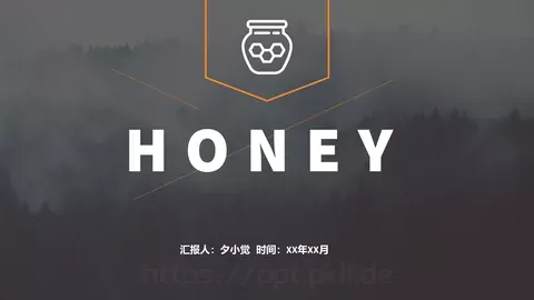 简约欧美风商务汇报PPT模板 缩略图