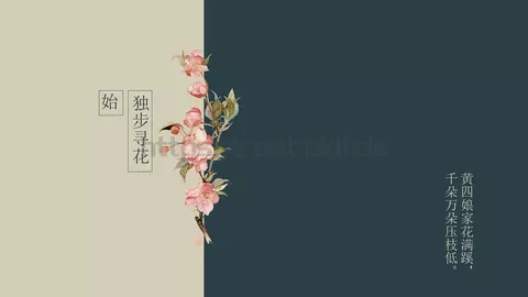 通用模板独步寻花通用 缩略图