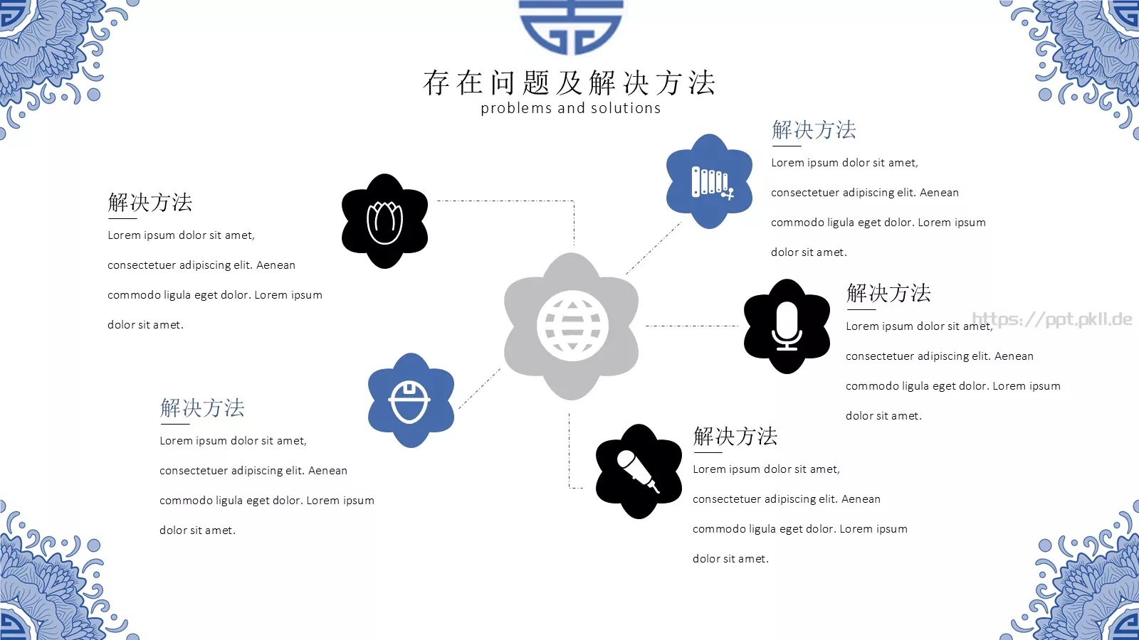 中国风年终总结PPT模板 第 18 页预览图