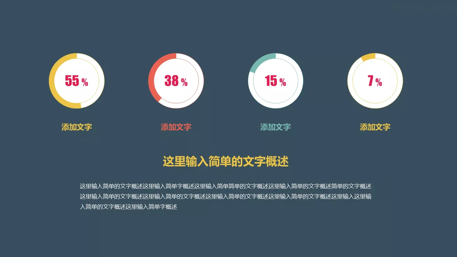夏日清爽排版图文详解商务汇报PPT模板 第 5 页预览图