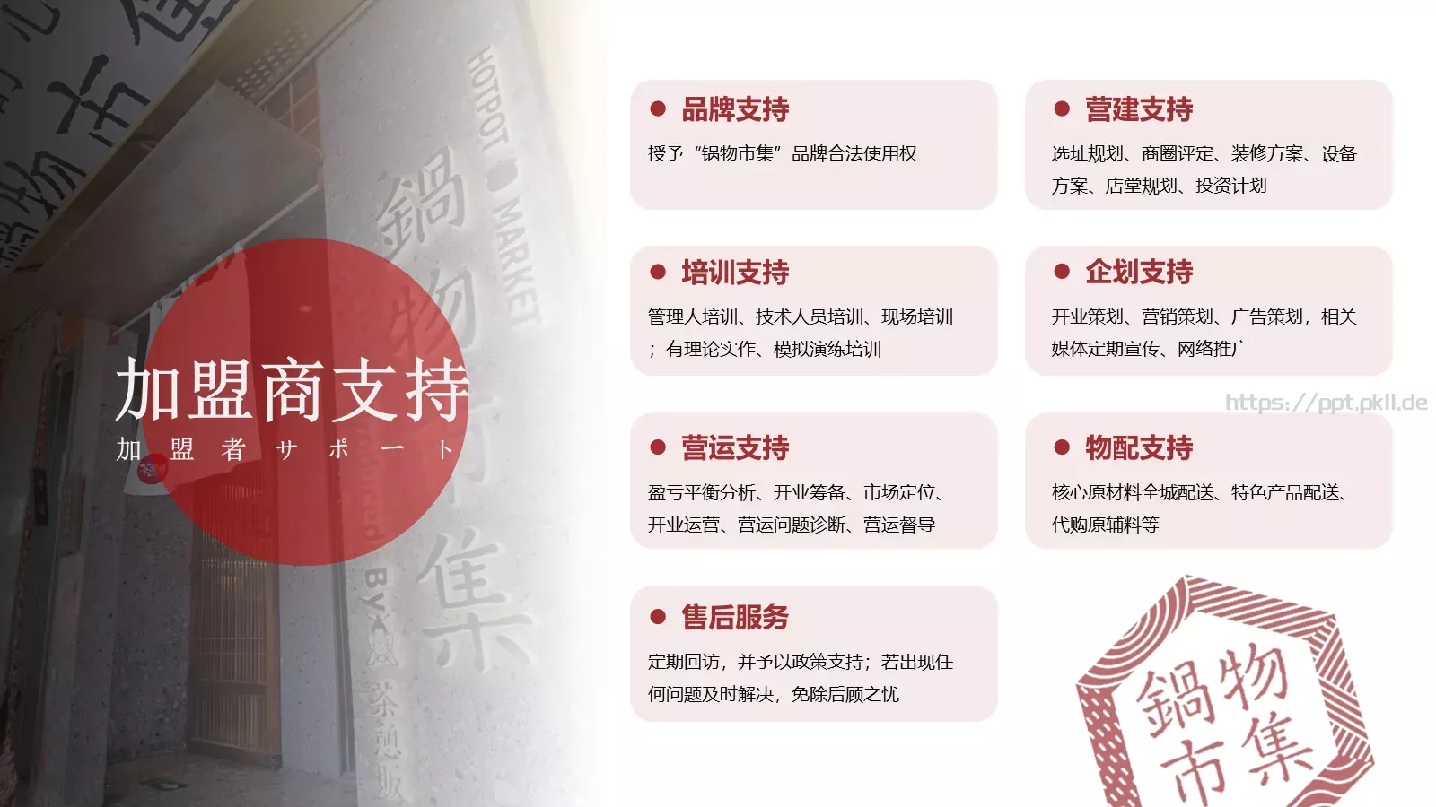 茶憩贩锅物料理加盟商手册PPT模板 第 21 页预览图