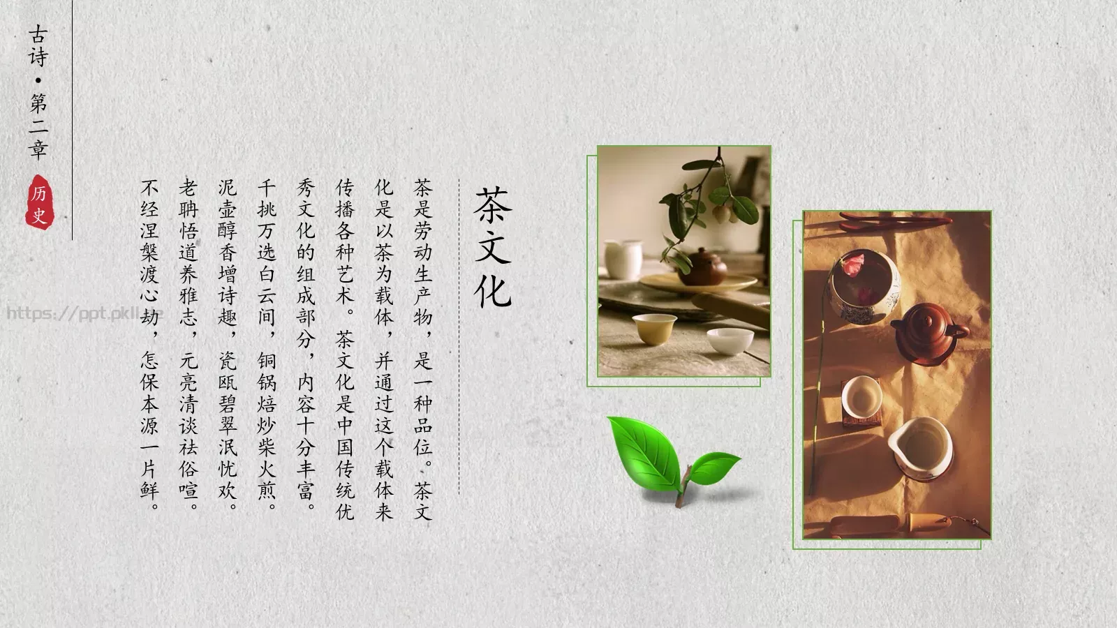 茶文化介绍PPT模板 第 11 页预览图