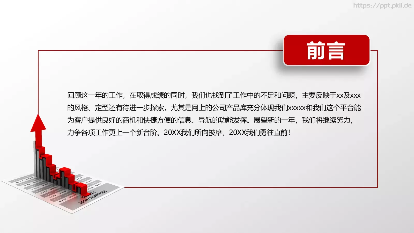 财务汇报PPT模板 第 2 页缩略图