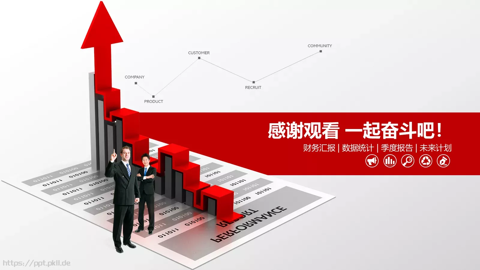 财务汇报PPT模板 第 32 页预览图