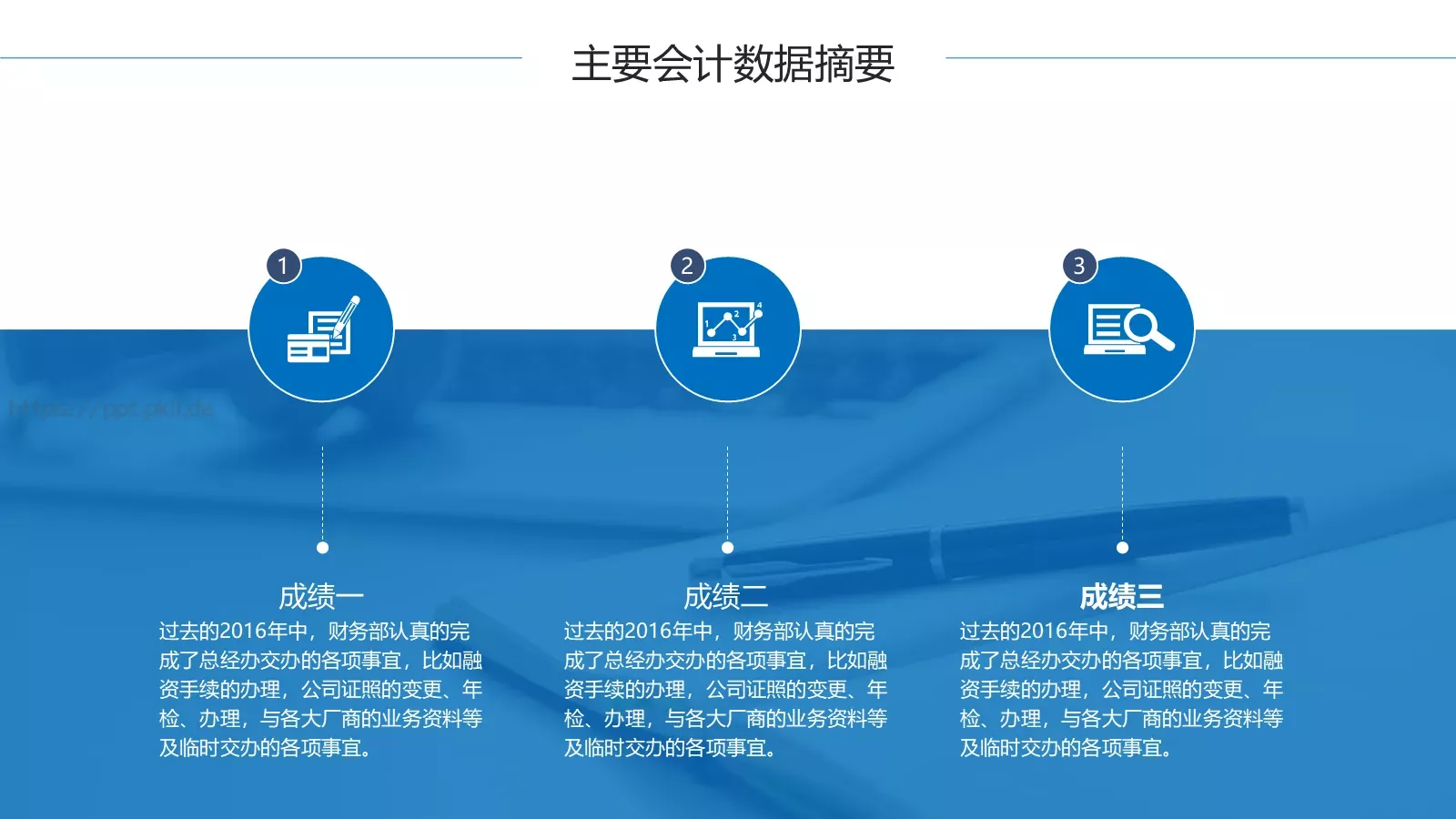 工作计划汇报PPT模板 第 4 页缩略图