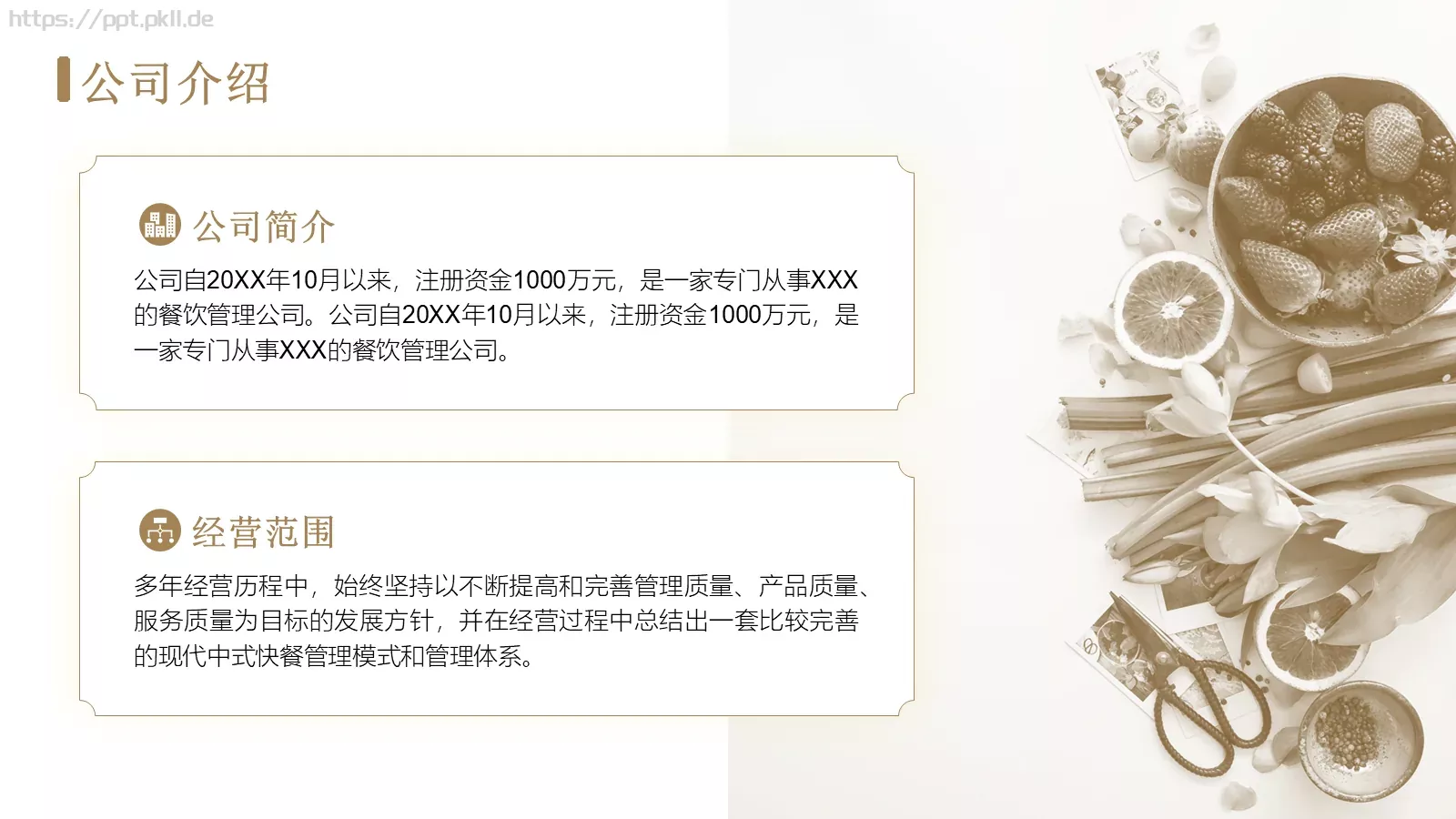 美食招商计划书PPT模板 第 4 页缩略图