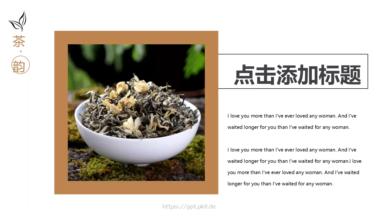 茶文化茶道宣传画册PPT模板 第 9 页预览图