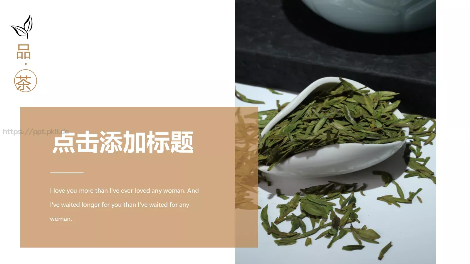 茶文化茶道宣传画册PPT模板 第 13 页预览图