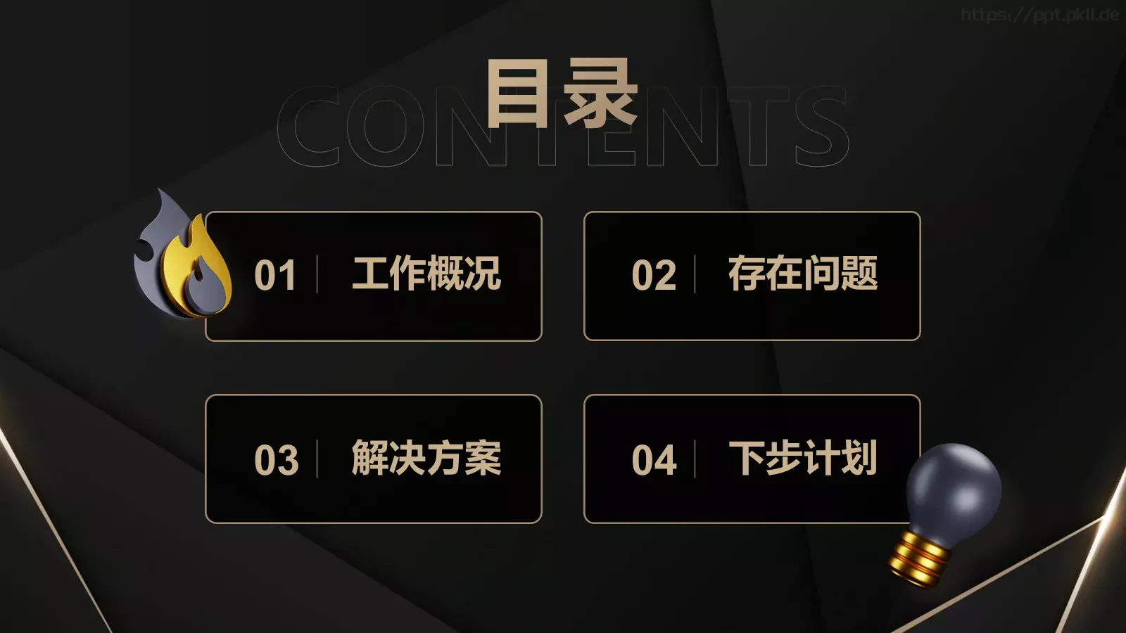 工作总结汇报PPT模板 第 2 页缩略图