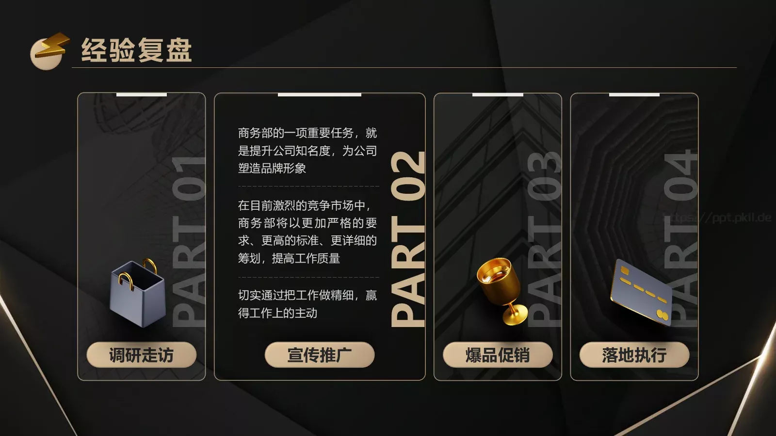 工作总结汇报PPT模板 第 14 页预览图