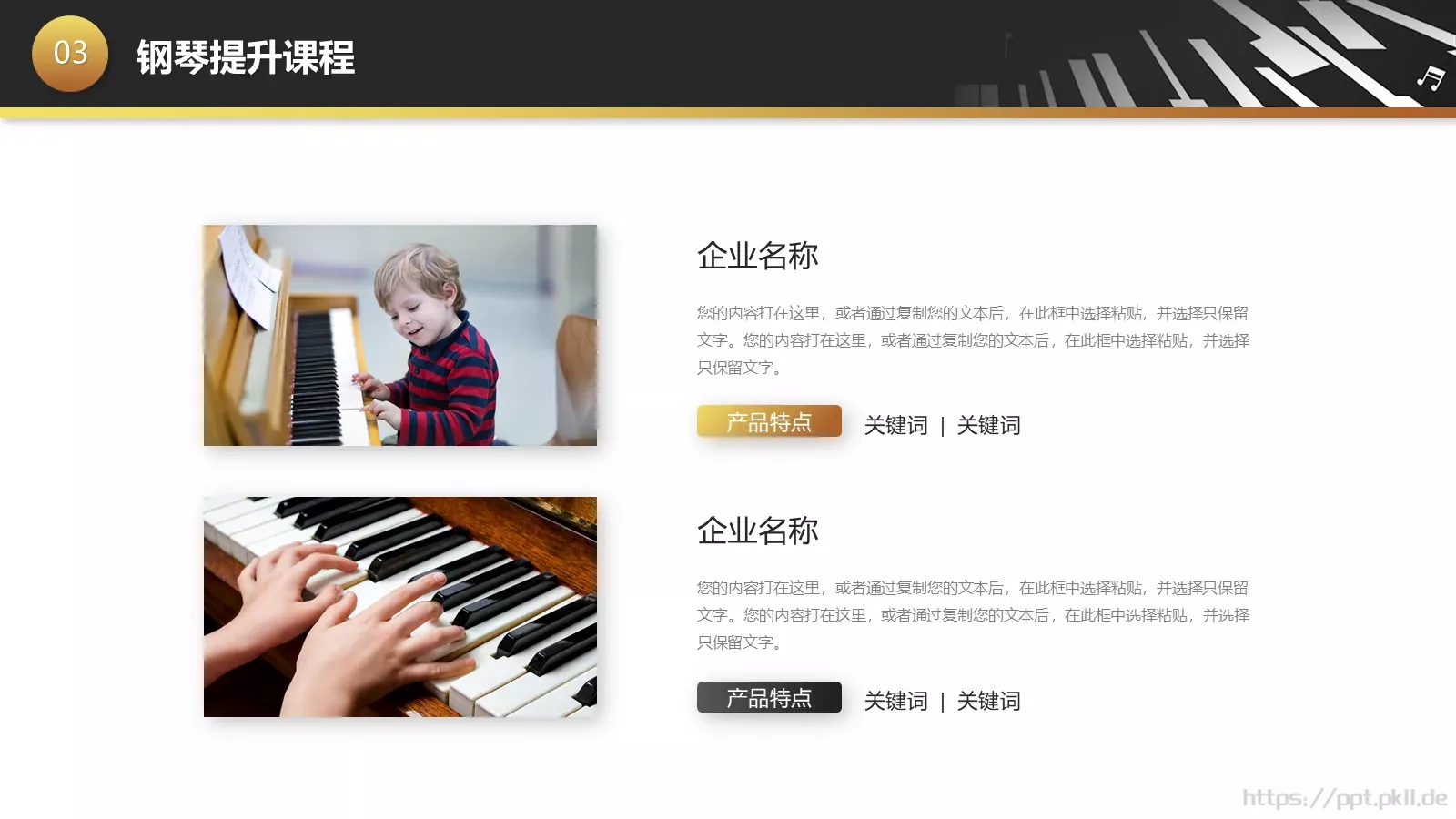 黑金钢琴艺术课教学课件 第 23 页预览图
