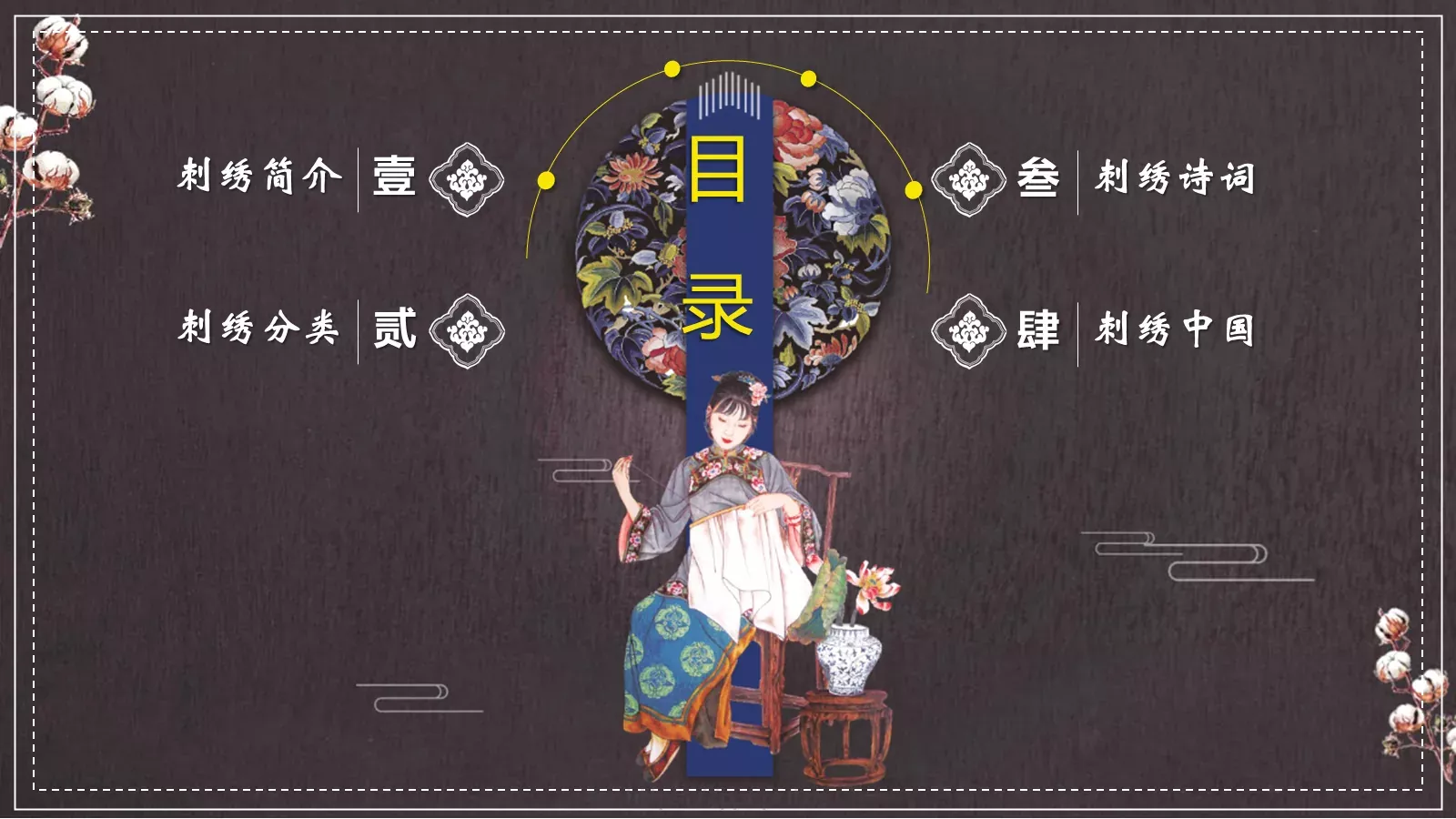 中国非物质文化遗产PPT模板 第 2 页缩略图