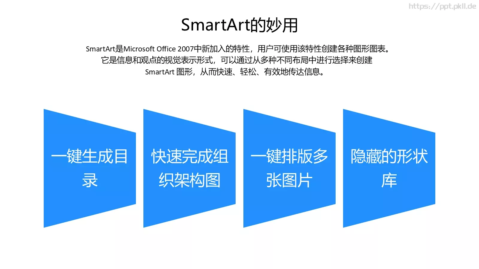 SmartArt图形技巧分享PPT模板 第 3 页缩略图