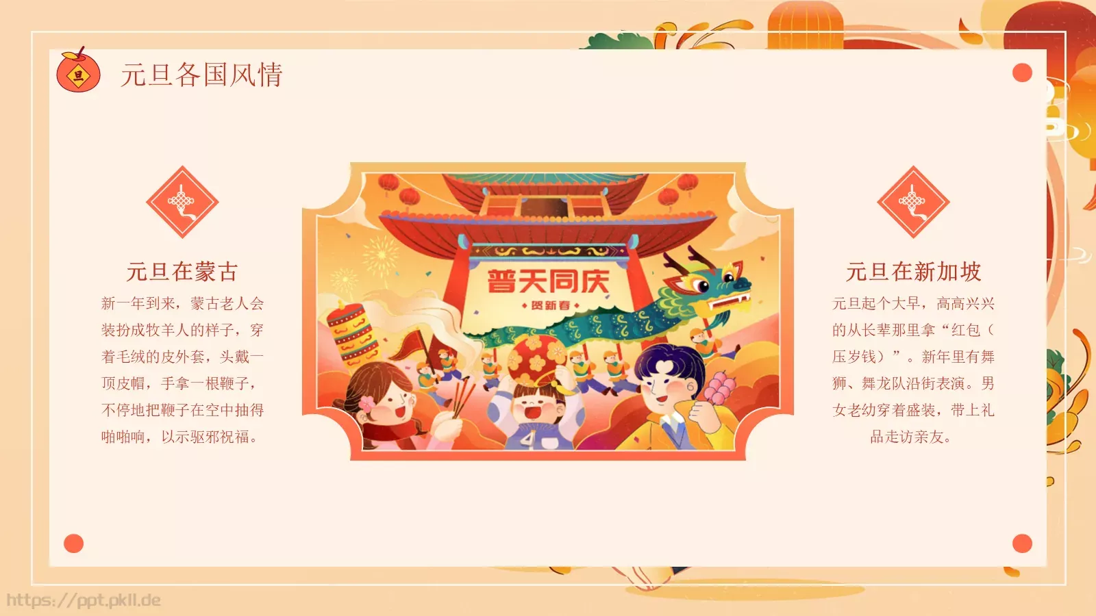 新年元旦主题班会PPT模板 第 9 页预览图