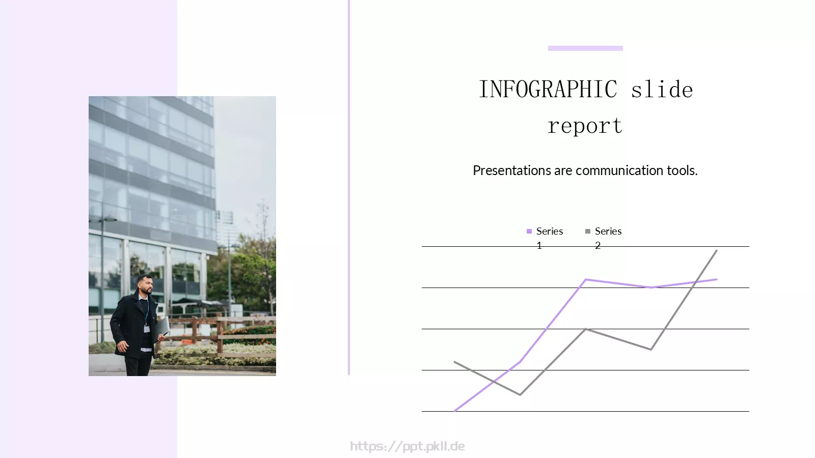 紫色现代简约信息图通用PPT模板 第 10 页预览图