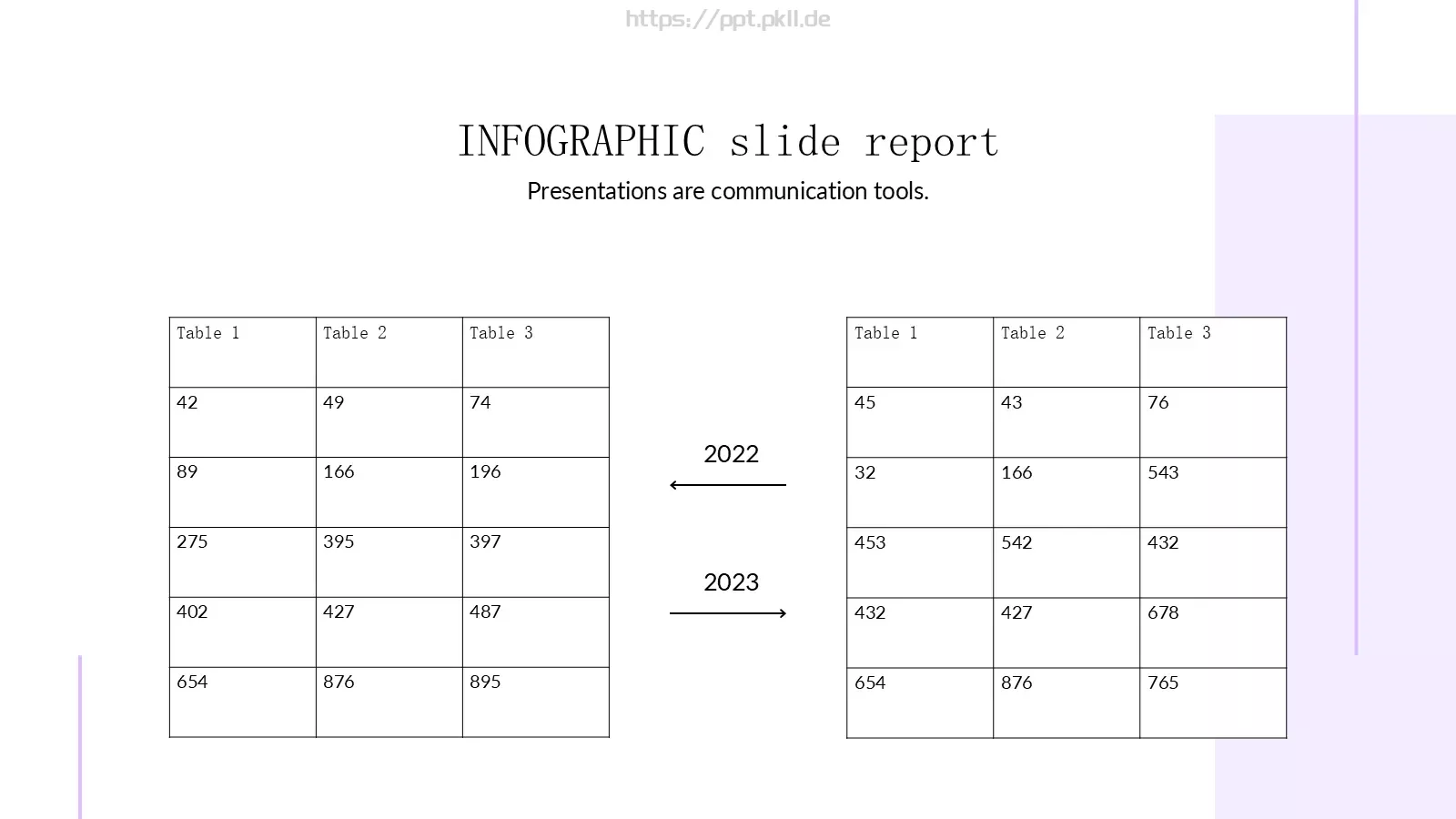 紫色现代简约信息图通用PPT模板 第 14 页预览图