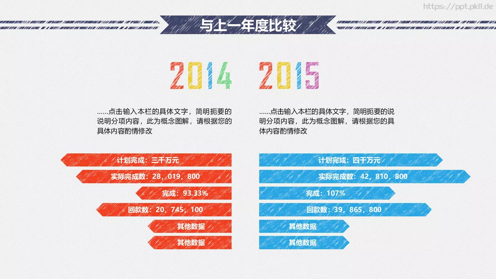 年终总结暨新年计划PPT模板 第 14 页预览图