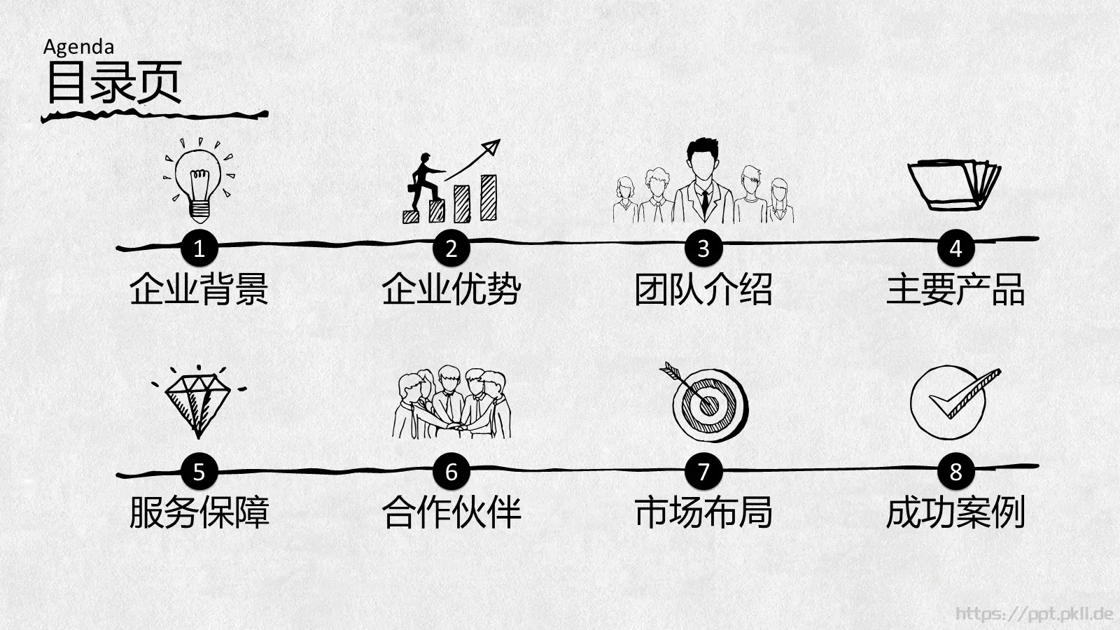 手绘风通用PPT模板 第 3 页缩略图