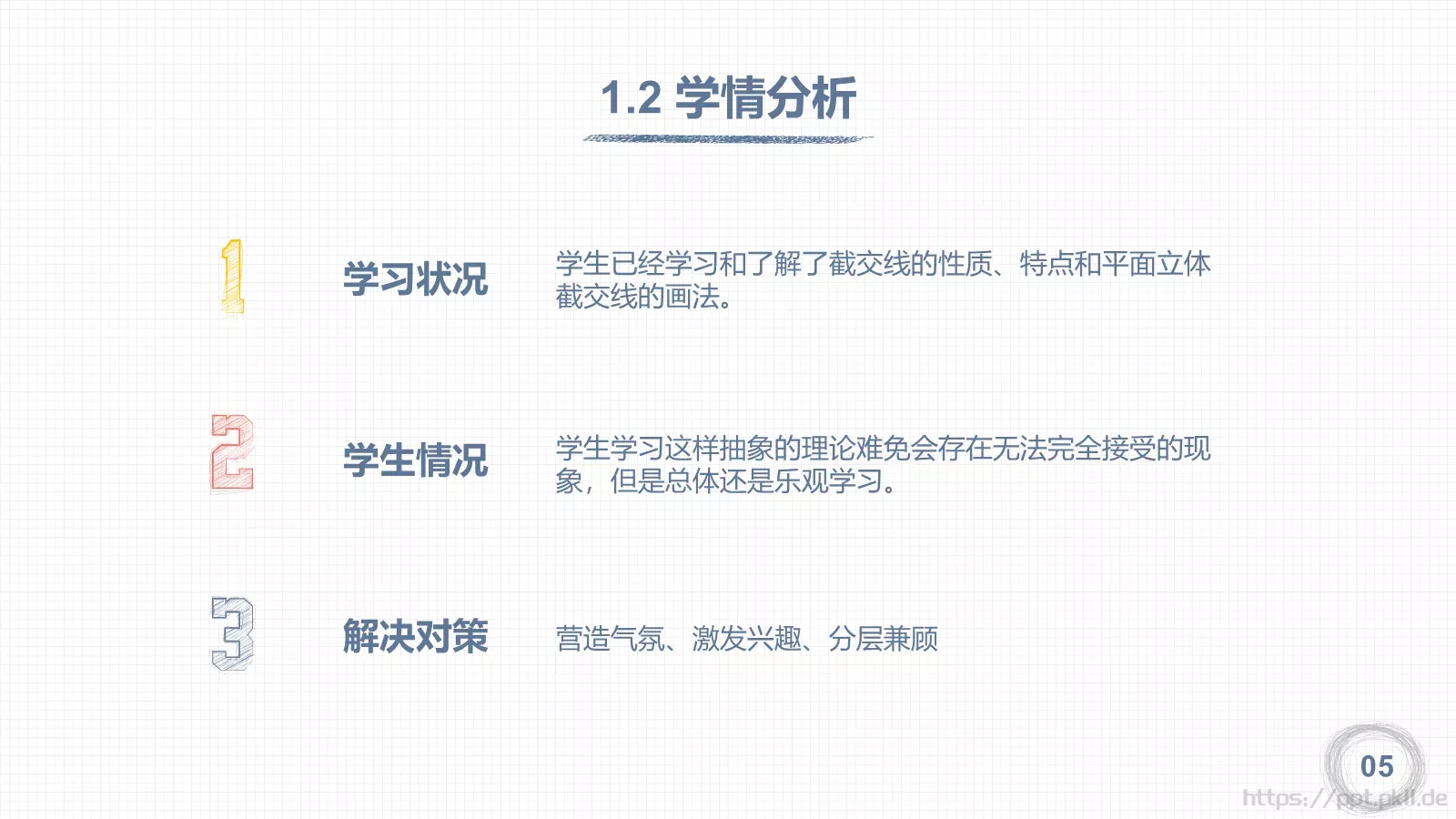 教学说课教师说课PPT模板 第 5 页预览图