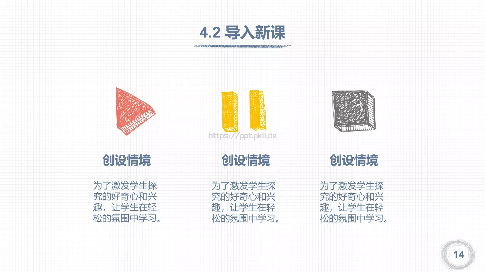 教学说课教师说课PPT模板 第 14 页预览图