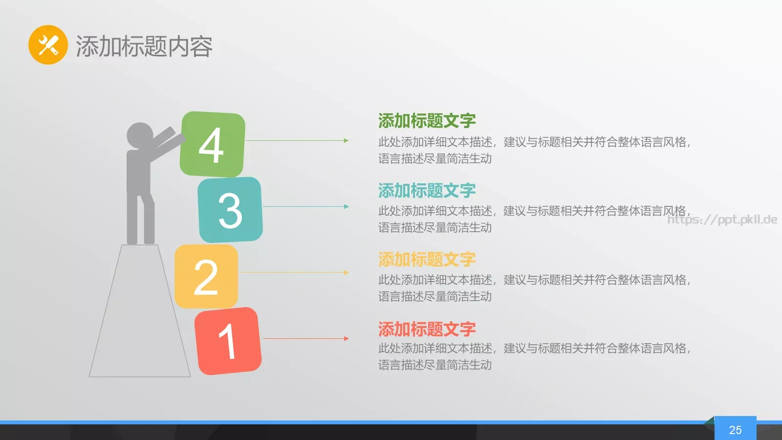 简约年终总结PPT模板 第 25 页预览图