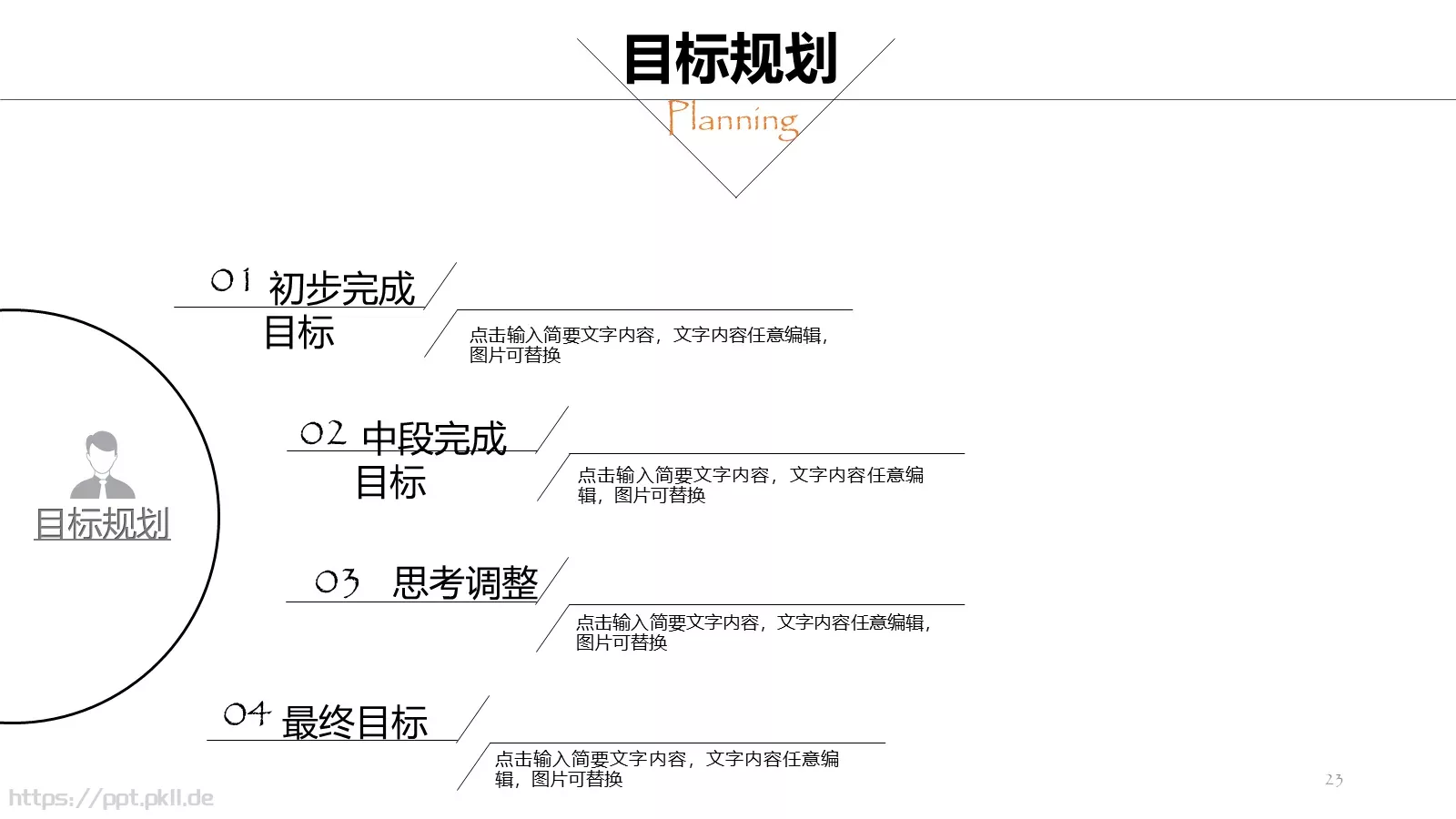 复试面试个人简历汇报PPT模板 第 23 页预览图