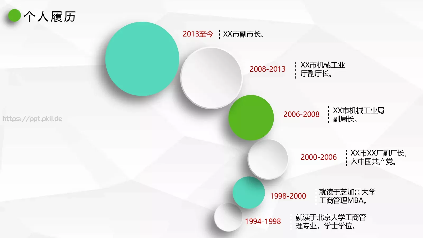 竞聘求职个人简历PPT模板 第 5 页预览图