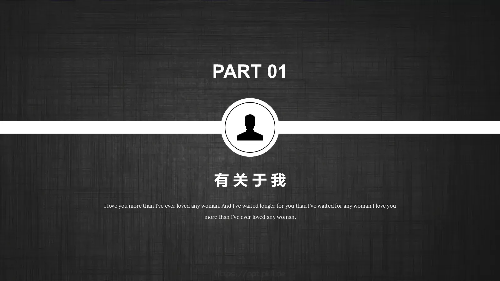 个人简历求职竞聘PPT模板 第 3 页缩略图