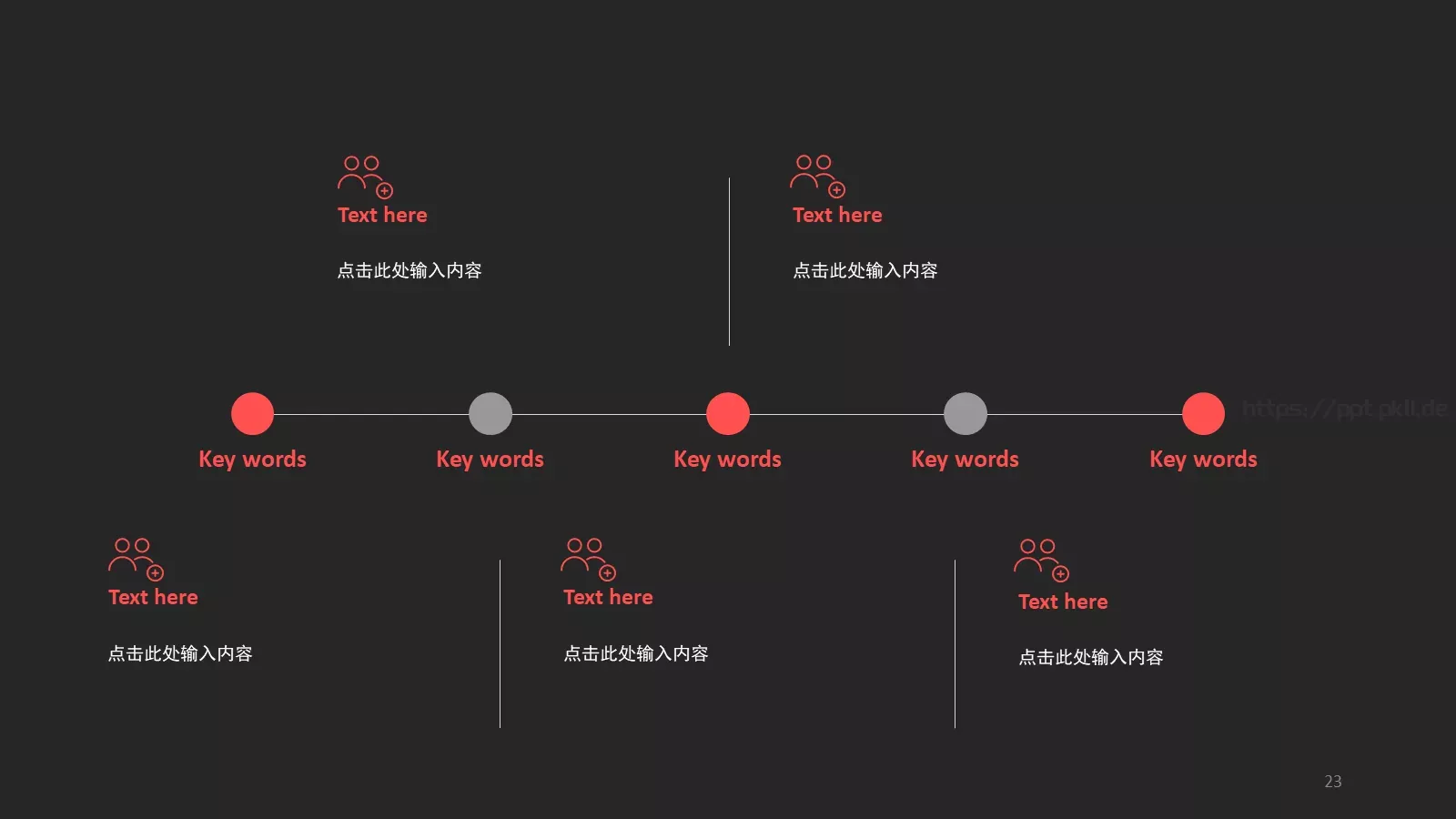 个人简历PPT模板 第 23 页预览图