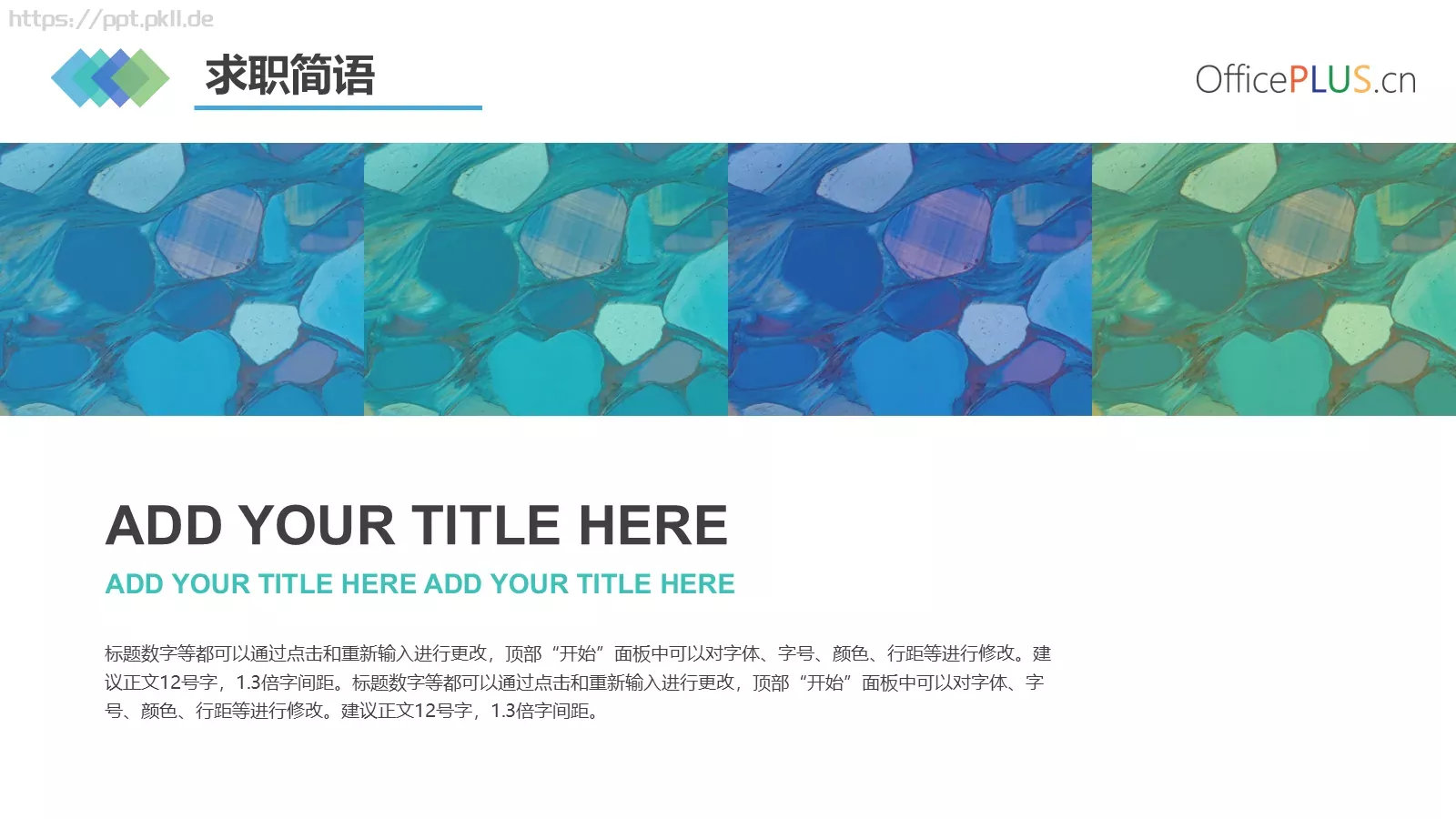 个性简历PPT模板 第 6 页预览图