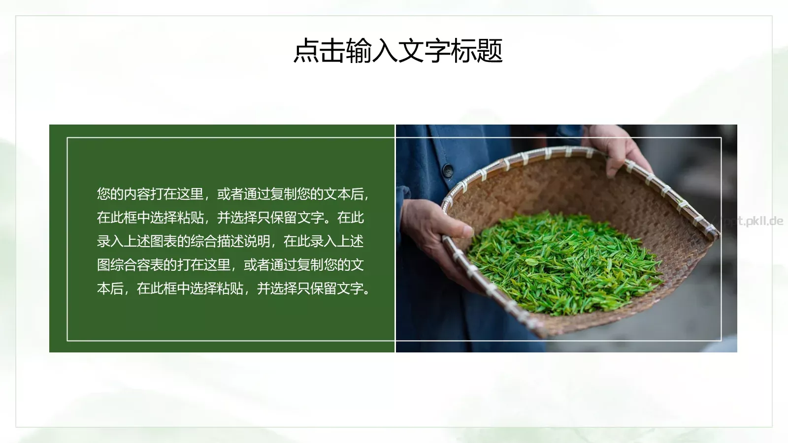 传统工艺春茶主题课件PPT模板 第 6 页预览图