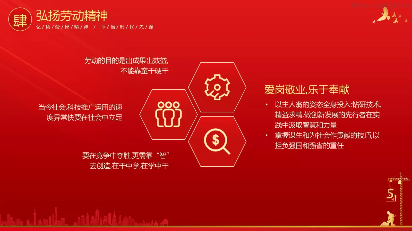 劳动节PPT模板 第 22 页预览图