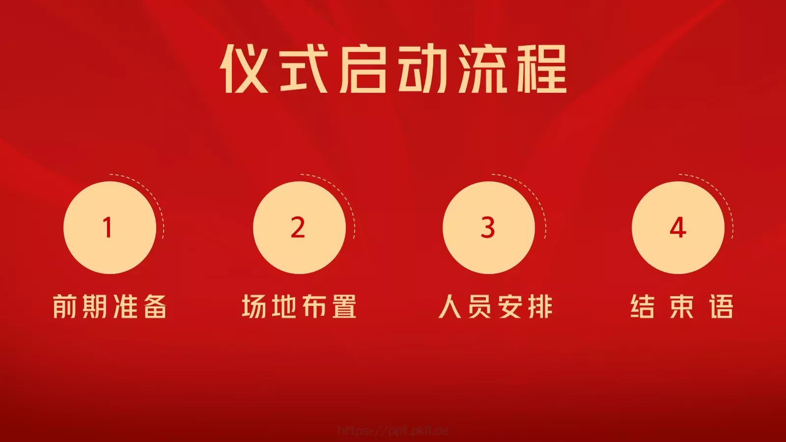 启动仪式PPT模板 第 2 页缩略图
