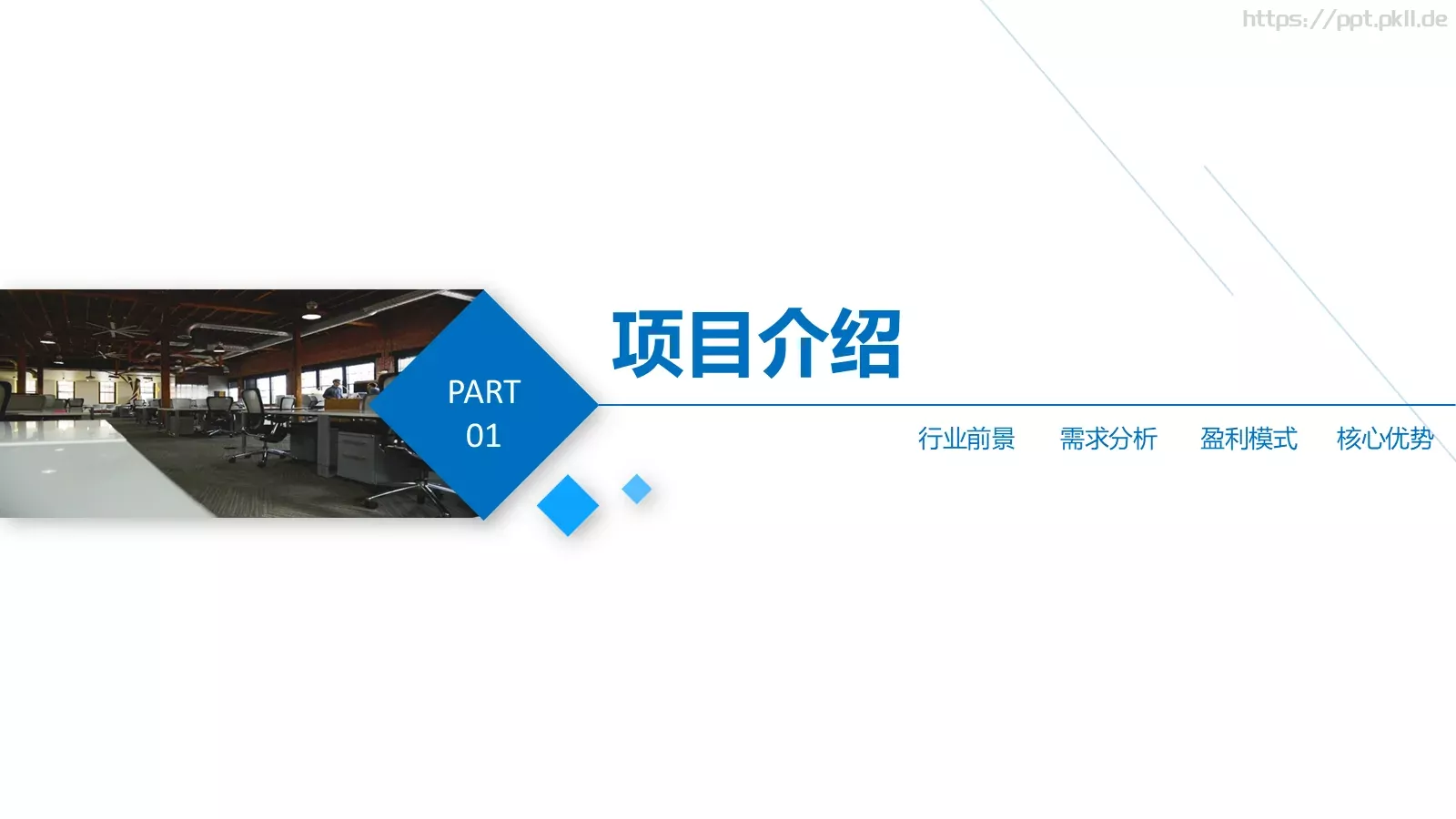 商业融资汇报PPT模板 第 3 页缩略图
