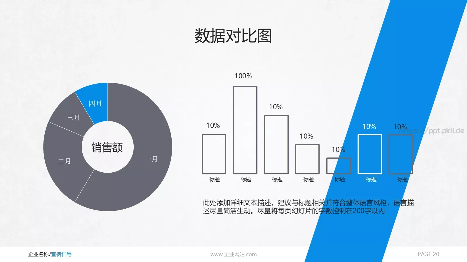 商务通用汇报PPT模板 第 20 页预览图