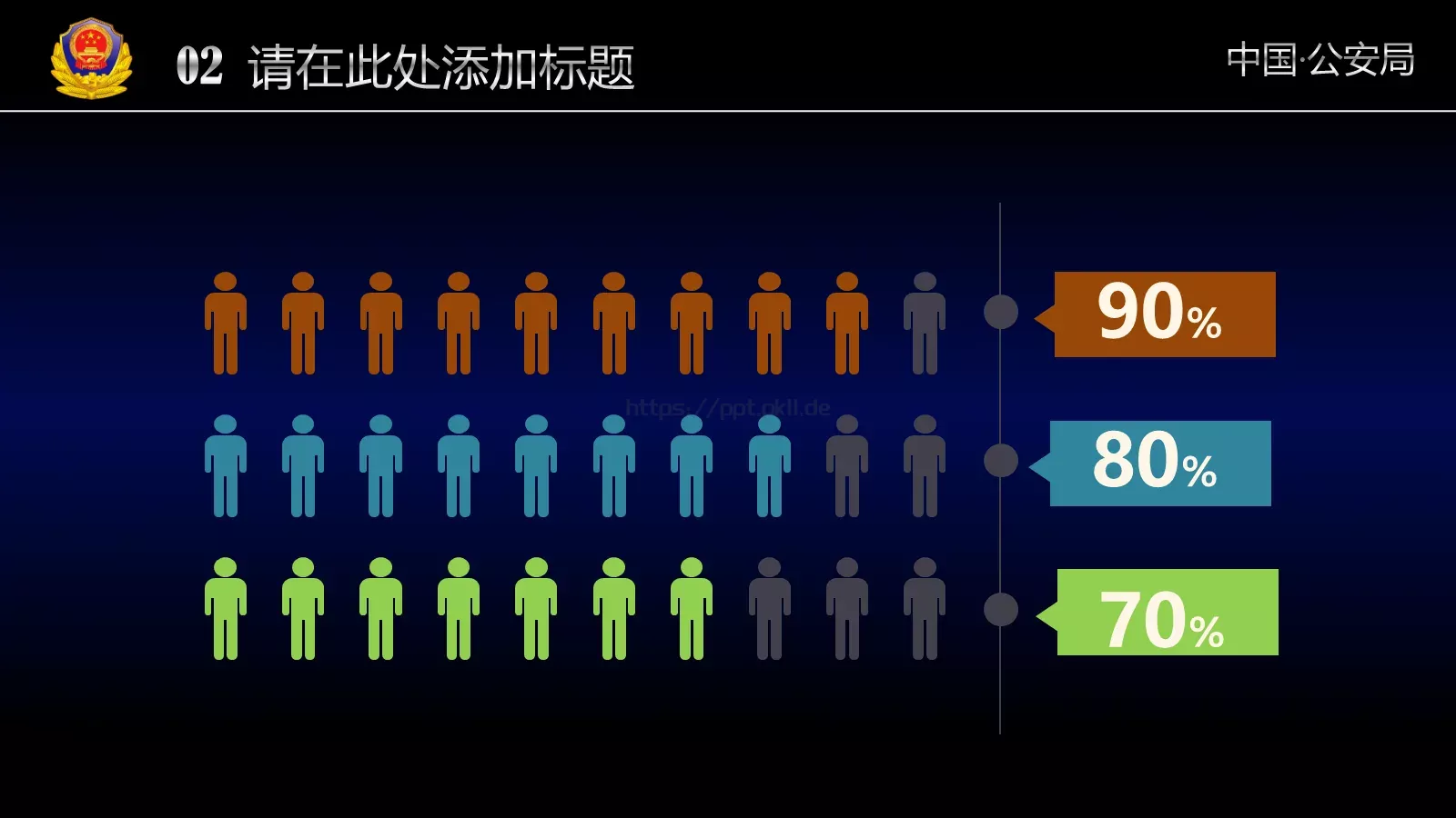 公安机关工作汇报通用PPT模板 第 22 页预览图