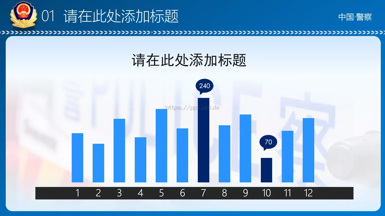 年度工作汇报PPT模板 第 8 页预览图
