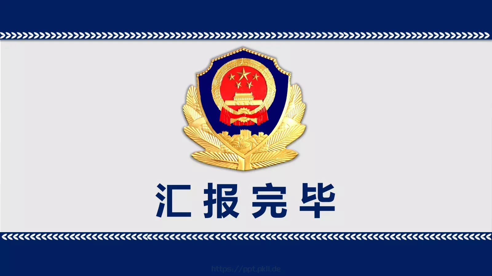 公安队伍建设情况专题汇报PPT模板 第 45 页预览图