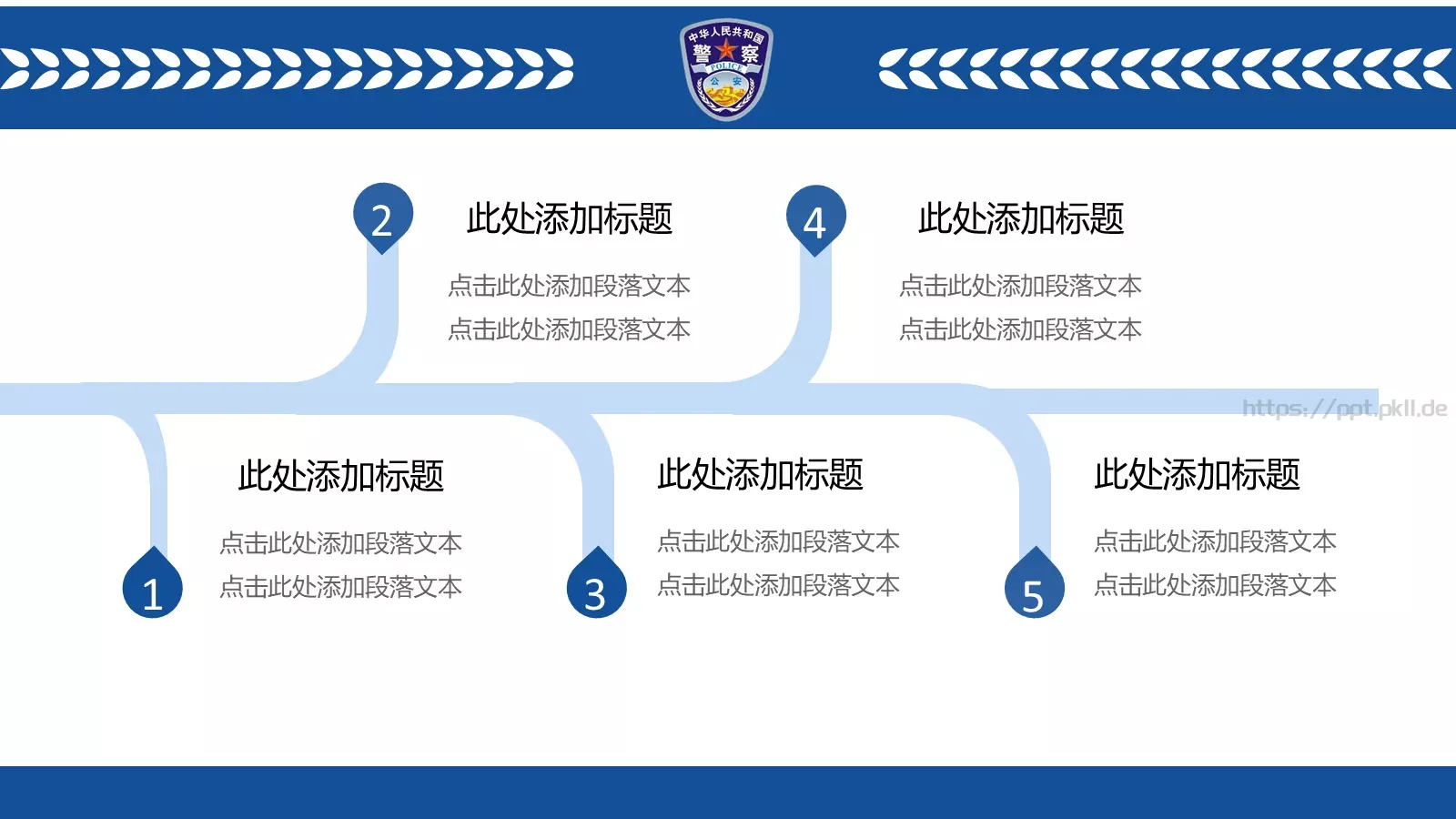 公安机关工作汇报PPT模板 第 9 页预览图