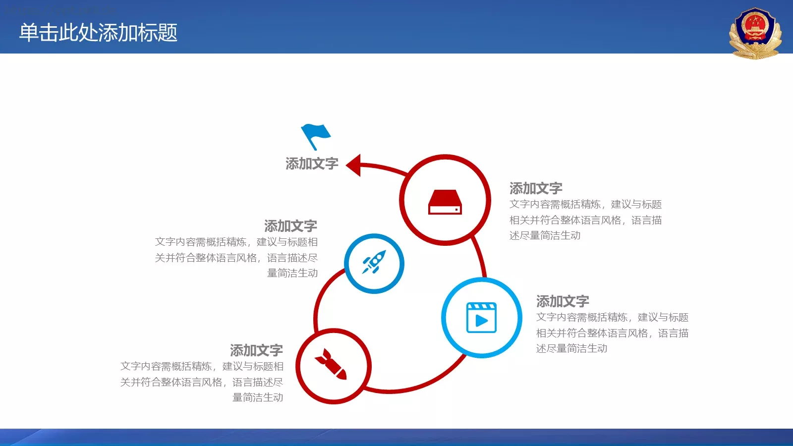 公安机关工作汇报PPT模板 第 36 页预览图
